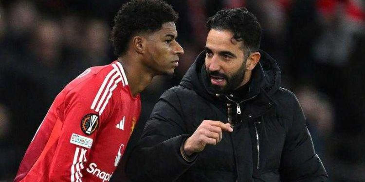 Amorim and Rashford reportedly at odds after training dispute