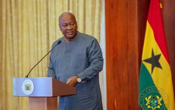Mahama swears in constitutional review committee members