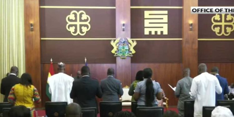 Mahama swears-in third batch of 14 new ministers