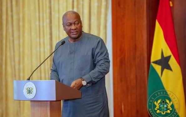 Mahama swears in constitutional review committee members