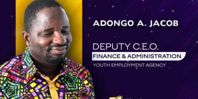 President Mahama appoints Adongo Atule Jacob as YEA Deputy CEO