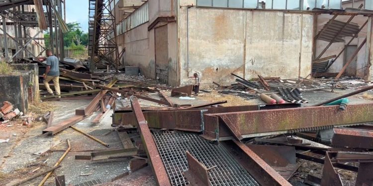 Aboso Glass Factory demolished