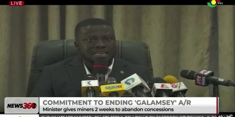 Ashanti Regional Minister gives stern warning to illegal miners operating in forest reserves