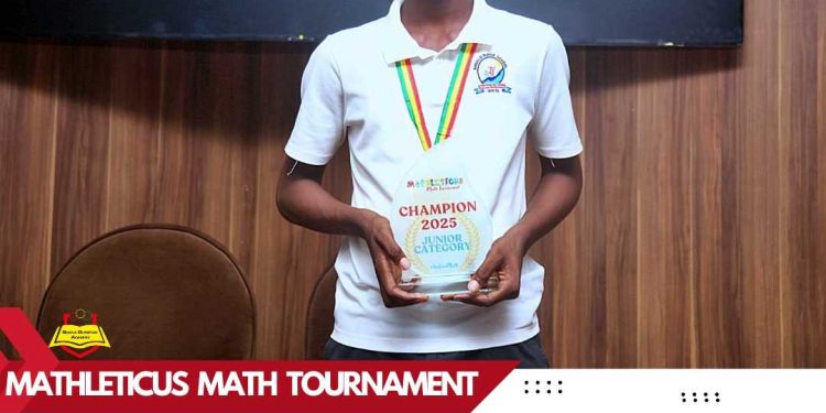 Elikem Woyome of Angels’ Ridge shines at Mathleticus Math Tournament ‘25′