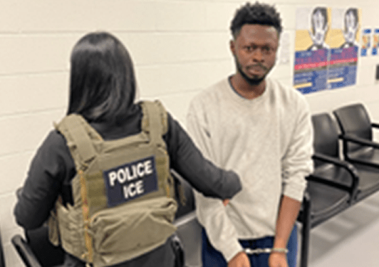 Ghanaian convicted of sex crimes with a minor arrested by US Immigration