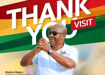 President Mahama continues Thank You Tour in Western and Central Regions