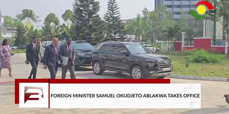 Okudzeto Ablakwa takes office as Foreign Minister