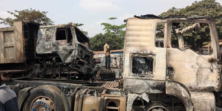 Fire destroys 25 shops, 34 vehicles at workshop in Suame Magazine