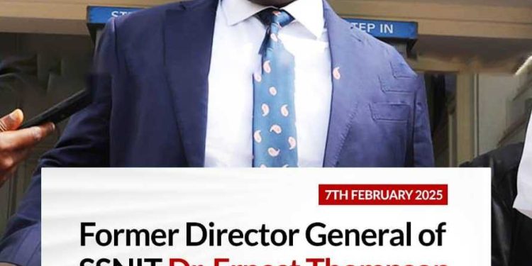 Ex-SSNIT boss Dr Ernest Thompson and three others freed as A-G drops charges