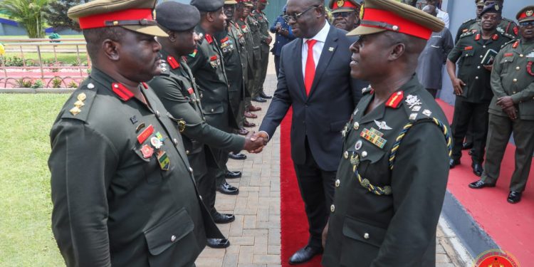 Defence Minister tours Burma Camp; promises to build on successes of predecessors