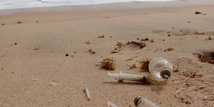 Stakeholders alarmed over medical waste washed ashore at Ngelekazo