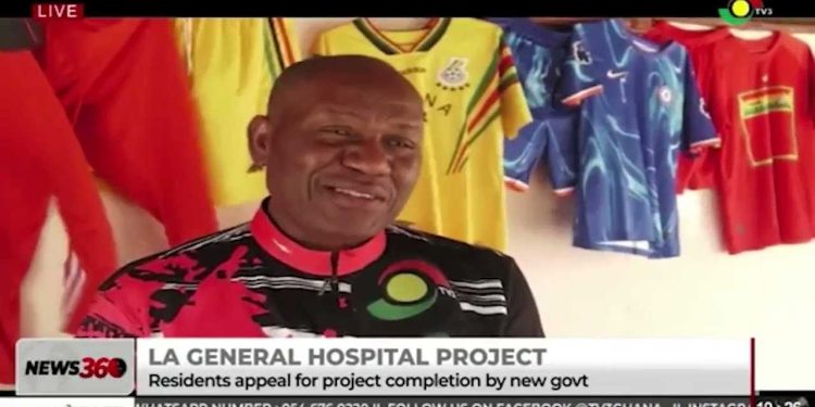 Work steadily progresses on La General Hospital project after long holdup.