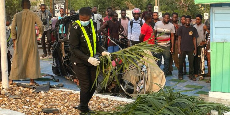 Woman killed, six others injured in accident