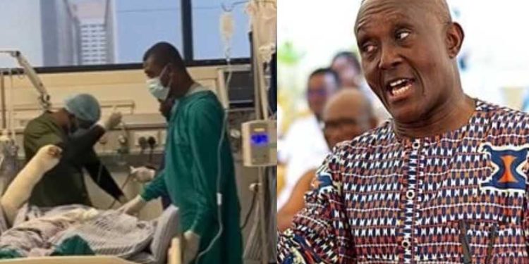 Veteran actor Mawuli Semevo battles life after severe fire incident