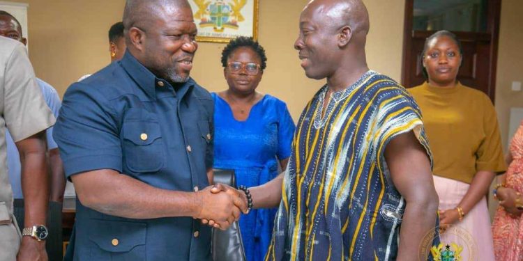 Volta Reg’l Minister meets with GUTA Volta Chapter