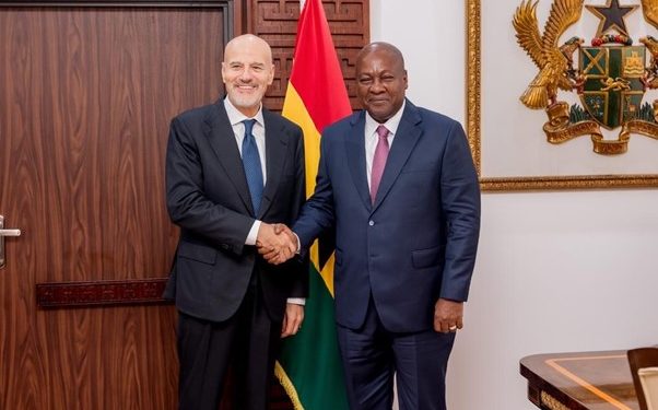 President Mahama meets Eni CEO: Italian firm keen to increase investment