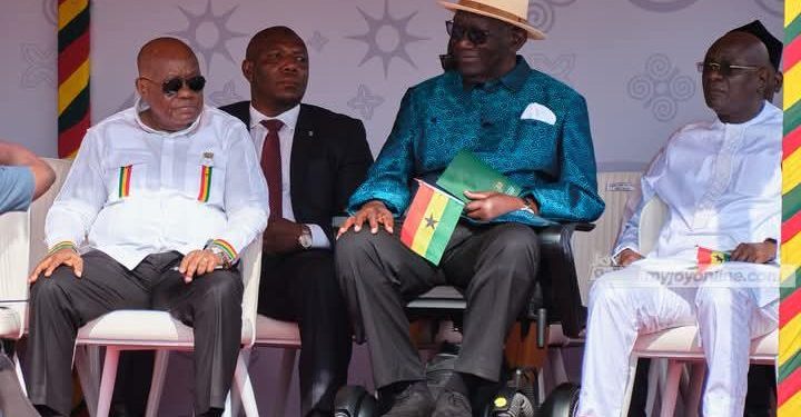 Kufuor and Akufo-Addo Commemorate Independence Anniversary