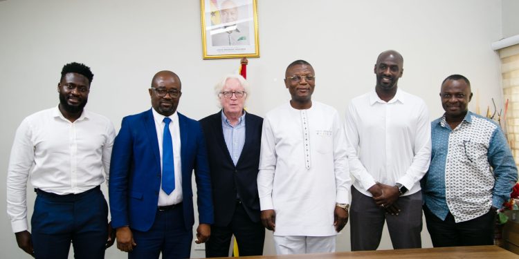 Black Stars Technical team pays courtesy call on Sports and Recreation Minister