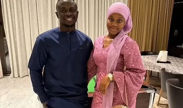 Sadio Mane and teenage wife celebrate their baby’s baptism