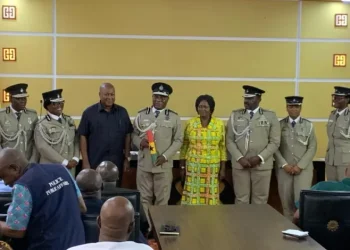 President Mahama Swears in COP Yohuno as IGP