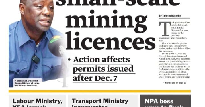 Newspaper Frontpages: Thursday March 20, 2025