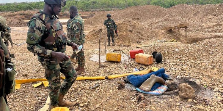 Three Commands See GAF’s New Anti-Galamsey Operations