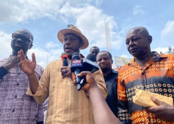 Napo donates GH₵50,000 and 500 bags of cement to Adum Fire Victims