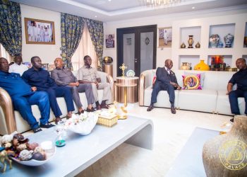 Otumfuo’s Farewell Visit to Mahama Celebrates Son’s Graduation Milestone