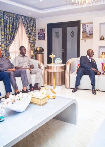 Otumfuo’s Farewell Visit to Mahama Celebrates Son’s Graduation Milestone