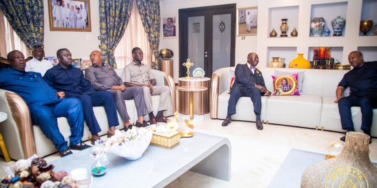 Otumfuo’s Farewell Visit to Mahama Celebrates Son’s Graduation Milestone