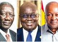 In Historic Gesture, Asantehene Presents Gold Medals to Mahama and Two Former Presidents
