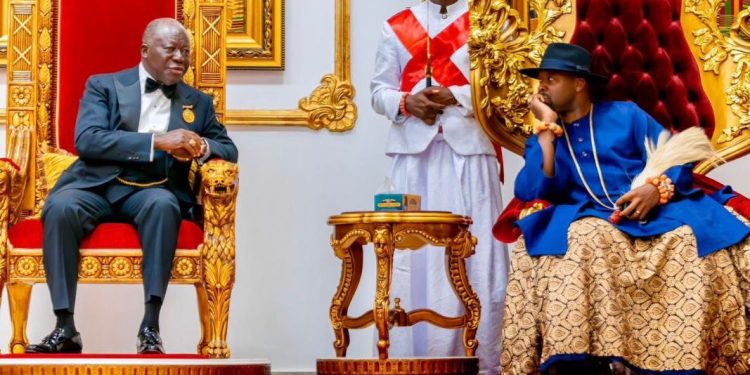 Your Reign Commands Respect Across Africa” — Olu of Warri Hails Asantehene at 76