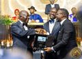 World’s first customised gold coin box presented to Asantehene, BoG Governor