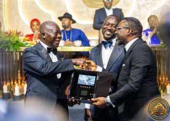 World’s first customised gold coin box presented to Asantehene, BoG Governor